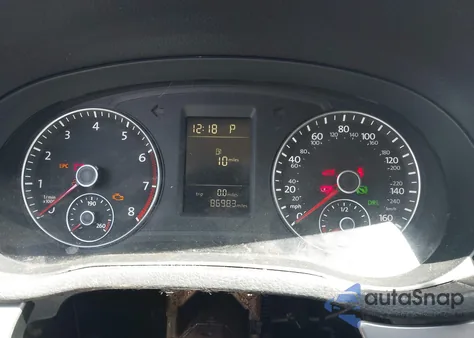 2013 Volkswagen Passat 2.5L S из США, поврежденный, VIN 1VWAP7A35DC026578